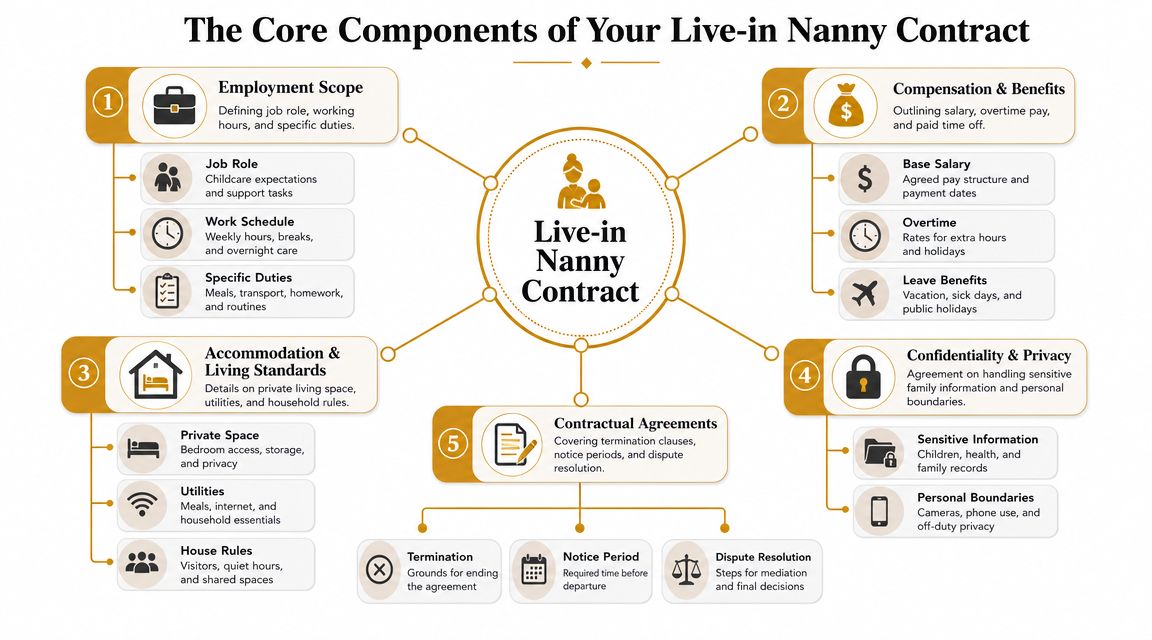 Live in Nanny Contract: A Guide for UK & US Families | Superstar Nannies The Core Components of Your Nanny Contract